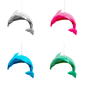 Dolphin Lantern - 3D Paper Lamp for Your Home - Nursery, Kids' Room and Bedroom - VASILI LIGHTS