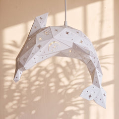 Celestial Dolphin Lantern – DIY Paper Night Light Kit
