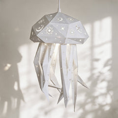 Celestial Jellyfish Lantern – DIY Paper Night Light Kit