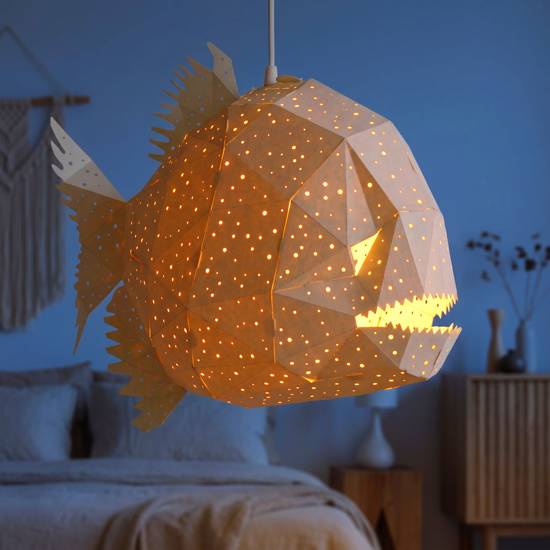 Glowfish Origami Pendant Light