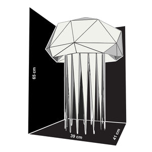 Nautical Ceiling Lamp Jellyfish - Illuminating Imaginative Playtime and Storytelling - CHILDREN'S LAMPS & DIY PAPER LIGHTS