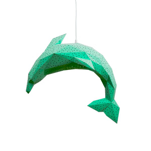 Dolphin Lantern - 3D Paper Lamp for Your Home - Nursery, Kids' Room and Bedroom - VASILI LIGHTS
