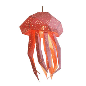 Jellyfish Lantern - 3D Paper Lamp for Your Home - Nursery, Kids' Room and Bedroom - VASILI LIGHTS