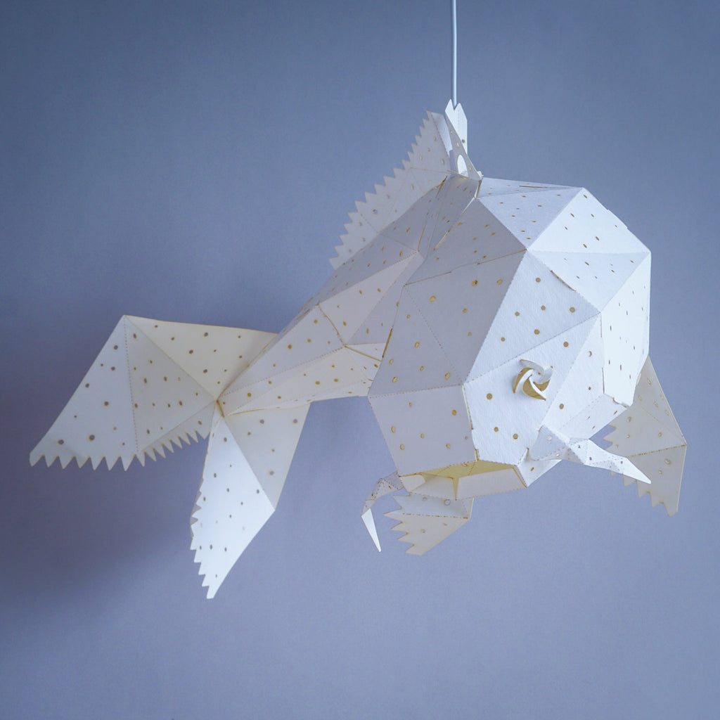 Koi Fish Paper Lamp: Origami Shade | Hikari Light