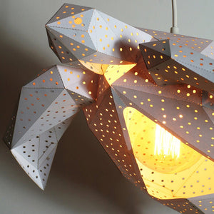 Sea Turtle Lantern - 3D Paper Lamp for Your Home - Nursery, Children's Room and Bedroom - VASILI LIGHTS