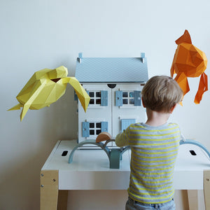 Sea Turtle PDF Templates - Pendant Paper Sculpture For Kids’ Room - VASILI LIGHTS